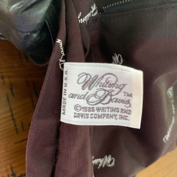 Whiting & Davis 80s Vintage USA Zebra Print Metal Mesh Clutch Crossbody Bag - Picture 4 of 11